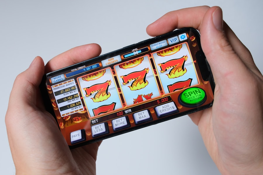 Bermain slot online melalui ponsel dengan tampilan responsif